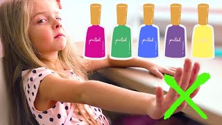 Алисия В САЛОНЕ КРАСОТЫ для детей Делаем Детский Маникюр Pretend Play Beauty Salon For Kids Nails
