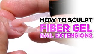How To Sculpt ManiQ Fiber Gel Nail Extensions