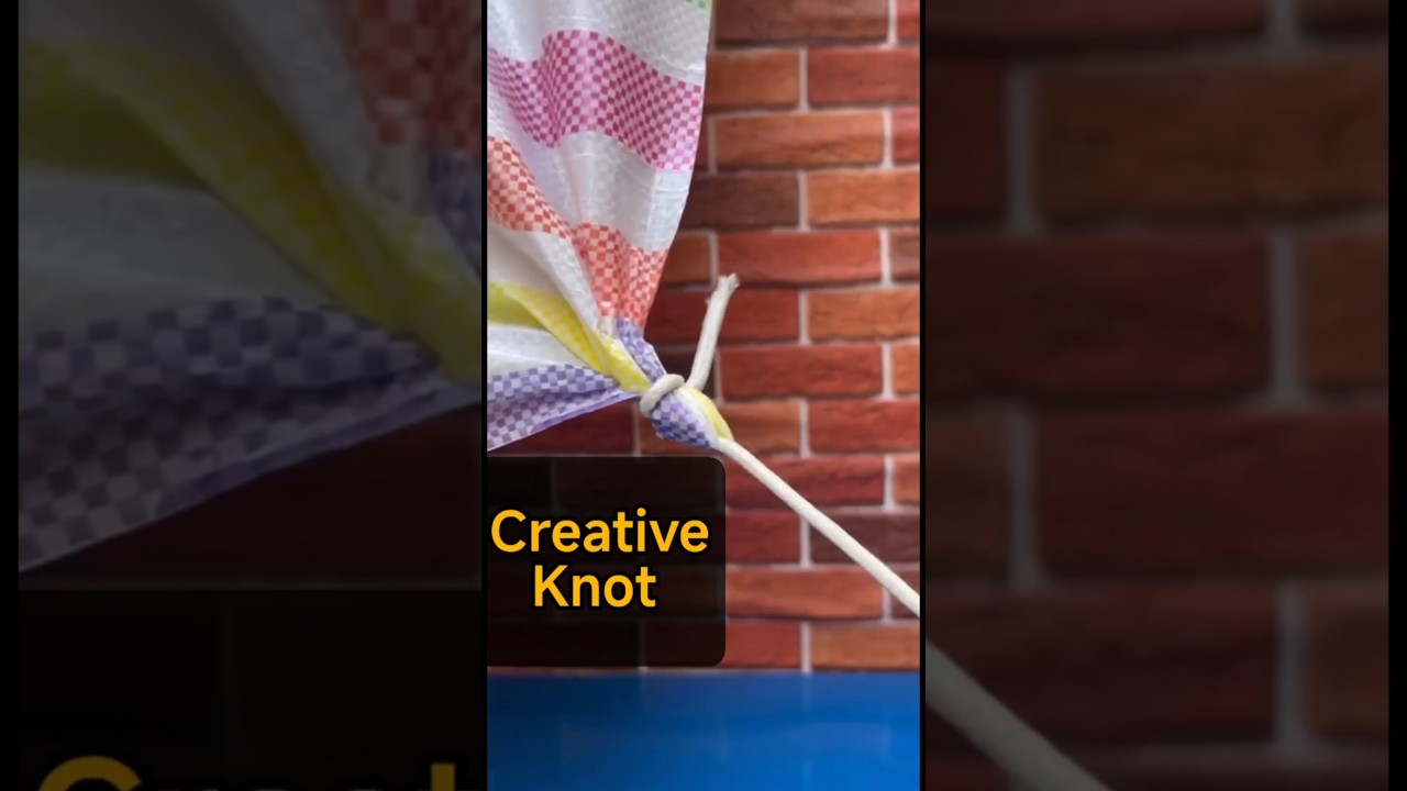 Creative Corner Knot | Smart DIY Hack