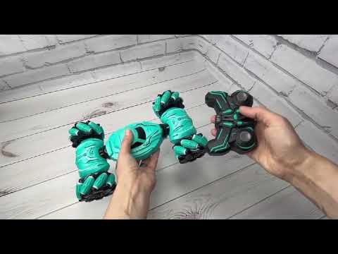 Машинка трюкова на радіокеруванні акумуляторна перевертиш з браслетом радіокерована іграшка для дітей, відео 1