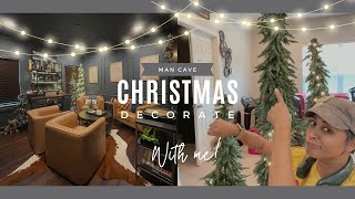 Man Cave Magic: A Masculine Christmas Makeover