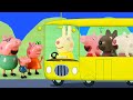 Wheels On The Bus | Nursery Rhymes for Babies & Kids Songs | Peppa Official Family Kids Cartoon