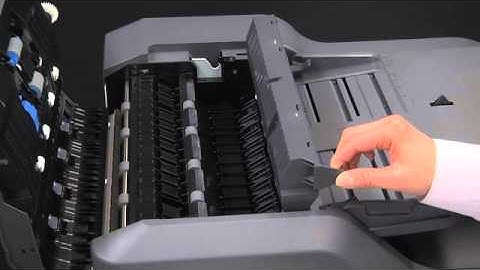 [MC800 series] How to remove jammed paper from Duplex Scan unit?