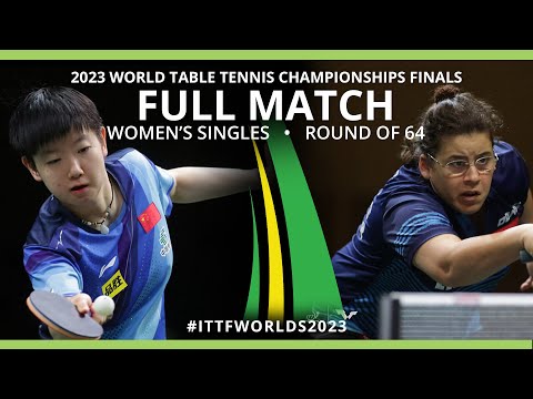 FULL MATCH | SUN Yingsha vs Amelie SOLJA | WS R64 | #ITTFWorlds2023