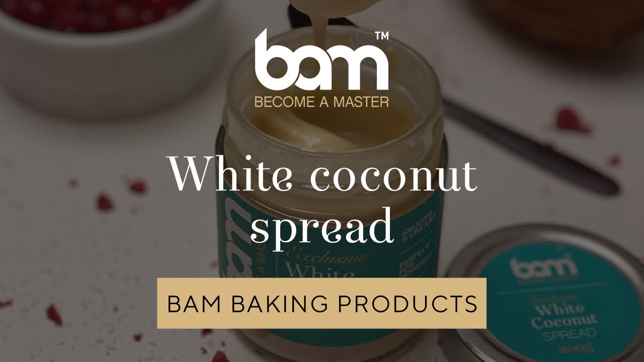 BAM baking products: White coconut spread