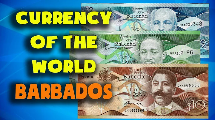 Currency of the world - Barbados.Barbadian dollar. Barbadian banknotes and Barbadian coins