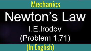 I.E. Irodov Problem 1.71 I Newtons Law of motion I Gravity I Acceleration I Connected mass