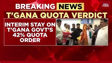 Setback For Telangana Govt: High Court Stays 42% Quota In Local Polls | India Today