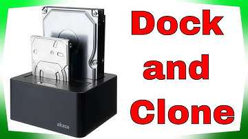 Akasa DuoDock x3 - Docking station with built-in clone