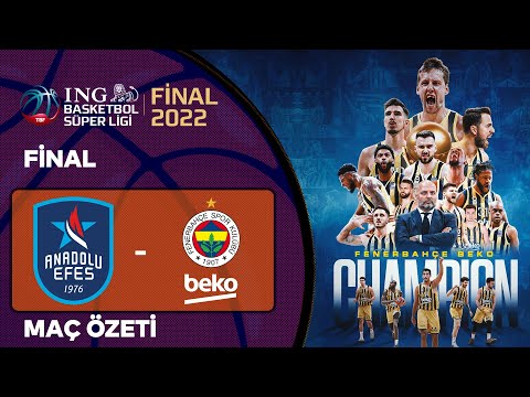 ŞAMPİYON FENERBAHÇE BEKO! | BSL Playoff Final 4. Maç Özet | Anadolu Efes 80-92 Fenerbahçe Beko