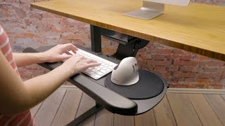 Keyboard Tray Solutions for a Desk That's Giving You Lip - Human Solution