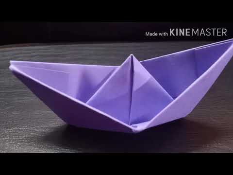 Download Origami/ Easy Paper Boat Tutorial/ Craft/ Activity - YouTube
