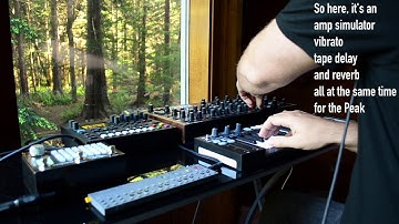 Jam in the woods w/ Elektron Digitone, Novation Peak, Empress Zoia, Teenage Engineering OP-Z