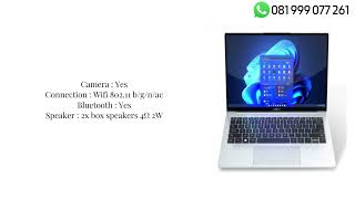 Advan Work Pro Core I5 1035G7 8GB 256GB Intel Graphic Windows 11 - Grey #umahit #tokokomputer