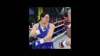 scary knockout finish #sweeatsweat #femaleboxing #boxer #heavyweightboxer#biggirl #welterweight