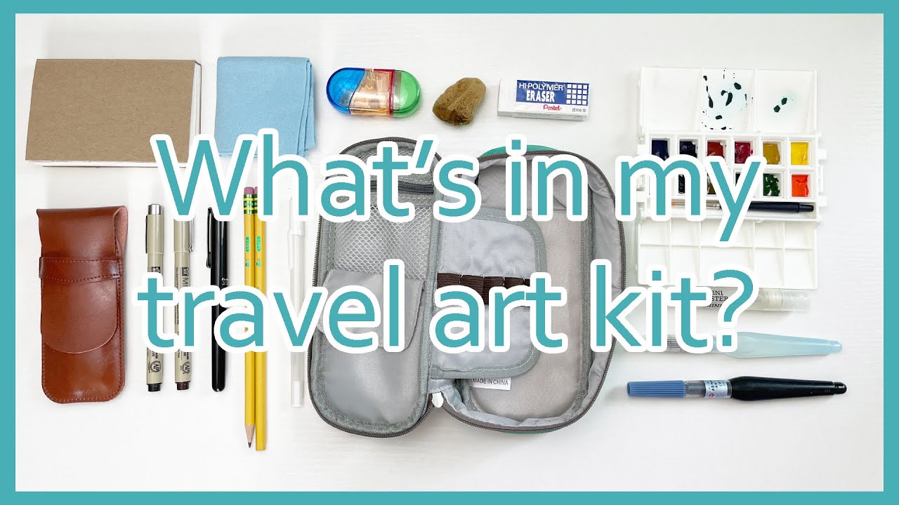 How to Pack Art Supplies for Travel - Tortuga