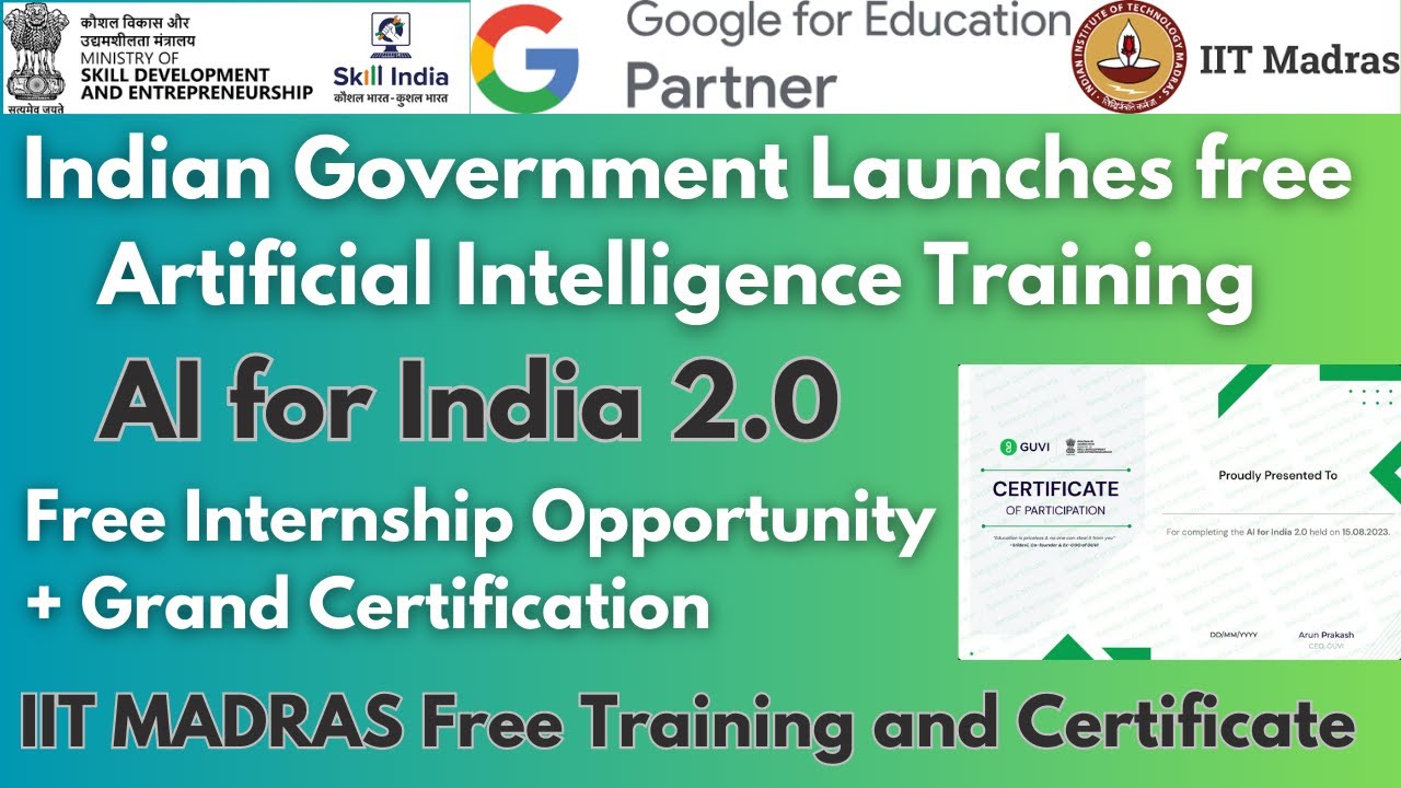 Indian Government offers Free AI and Machine Learning Training - AI for ...