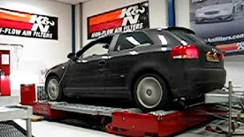 Audi A3 3.2i on the Dyno with 57i-9500 kit