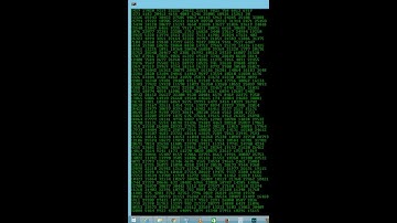 How To Create Random Number Matrix Effect Using Notepad