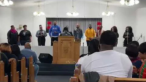 E. Tony Gaines and Victory sings He is the great I...