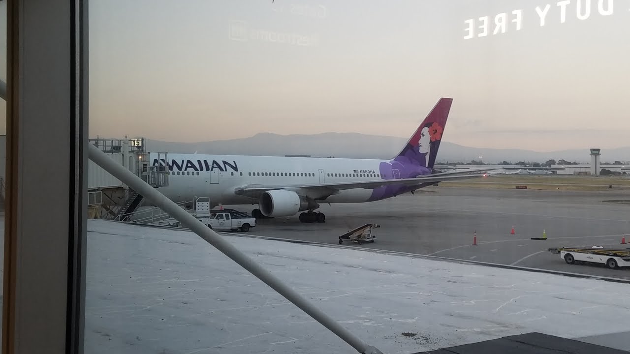 Flight From San Jose To Kahului Maui 767 300 SJC OGG YouTube