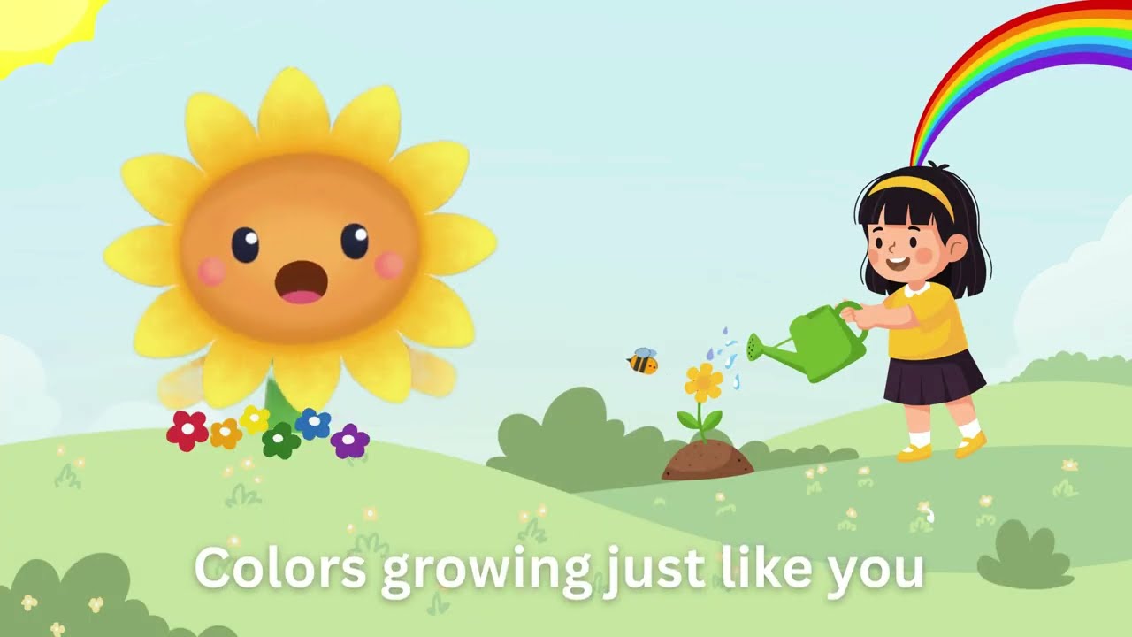 Episode 5: Color Garden | Tiny the Sunflower 🌻 | Tiny Song Garden | Nursery Rhyme