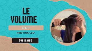Le Volume Dryer Brush demo by Lange
