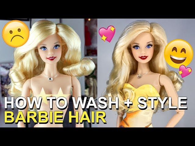 How do you wash afro barbie hair? I've recently bought this doll