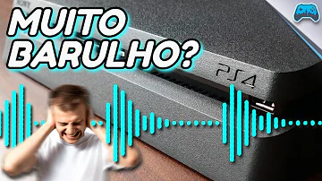 É normal o controle do PS4 fazer barulho?