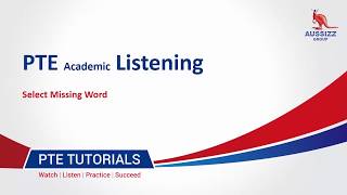 PTE Academic Listening Module | Select Missing Word