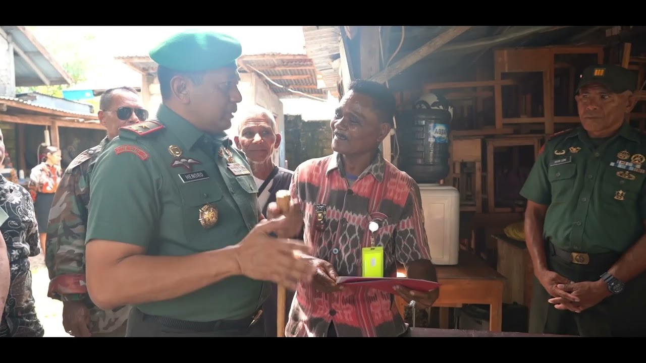 Kondisi Memprihatinkan SMA Swasta Nesi Neonmat Mendapat Perhatian dari Danrem 161/Wira Sakti