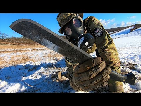 CONDOR WASTELANDER MACHETE - DESTRUCTION TEST - UNTIL IT BREAKS - MACHETE TEST EXTREME - WASTE IT