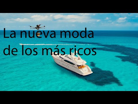 La nueva moda de los más ricos: drones españoles de delivery para yates