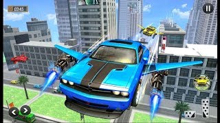 Extreme Flying Robot Car Robot Games - Android Gameplay FullHD screenshot 5