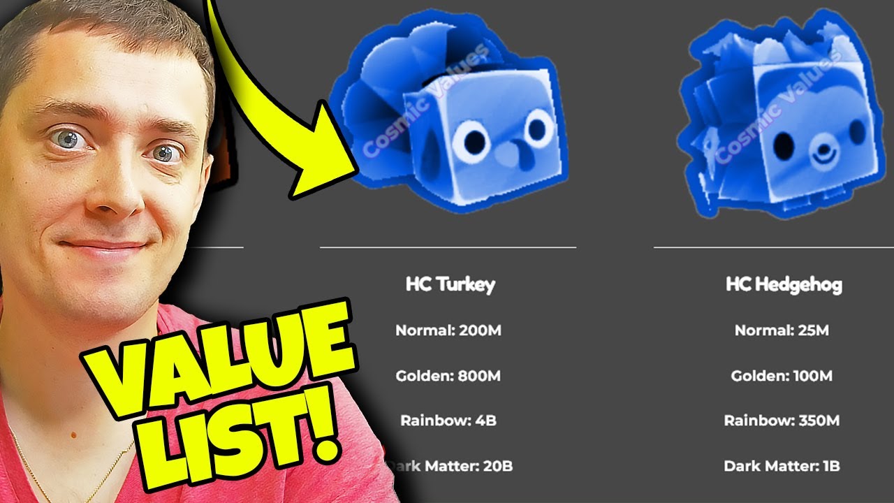 THE *BEST* PET SIMULATOR X VALUE LIST? (COMMUNITY VALUES) - Roblox 