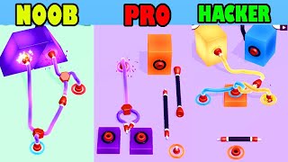 NEON ON! GAME - NOOB vs PRO vs HACKER ( ios - Android ) gameplay