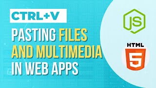 Copy and paste files from desktop to browser. It is now simple! You do not need libraries to do that
