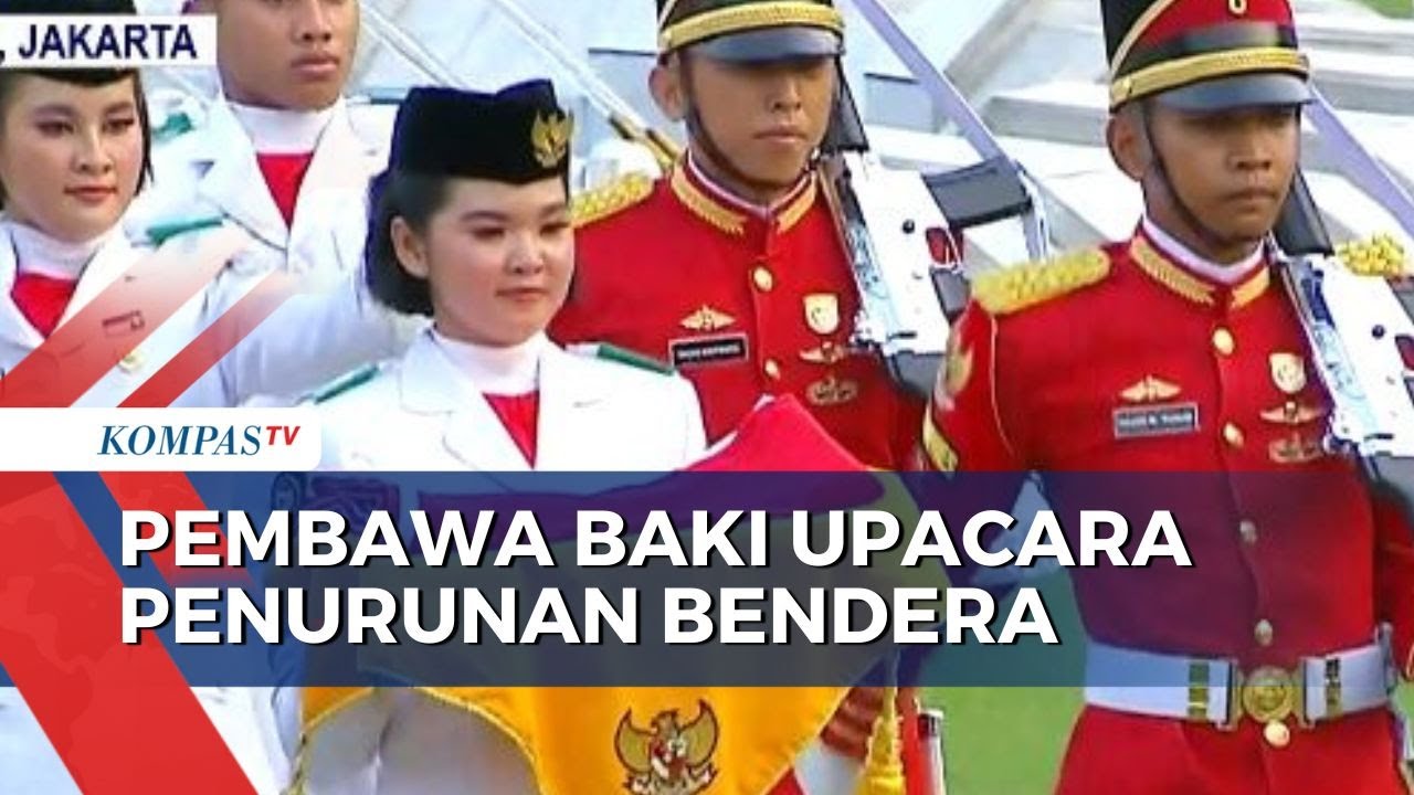 Keyla Azzahra, Paskibraka Pembawa Baki Upacara Penurunan Bendera di Istana Merdeka