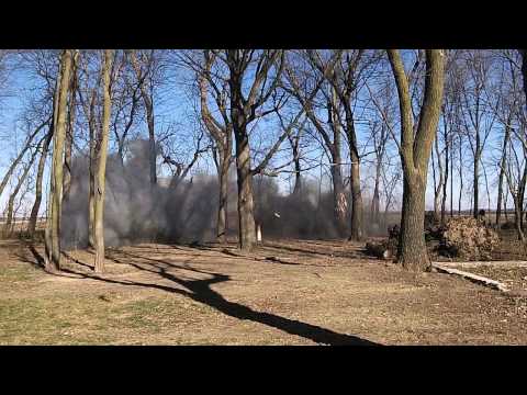 10 Pounds of Tannerite takes down tree