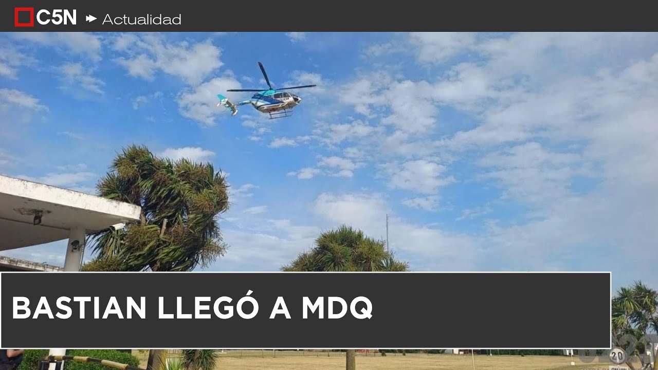 BASTIAN llegó a MAR DEL PLATA: será OPERADO por tercera vez en 3 días