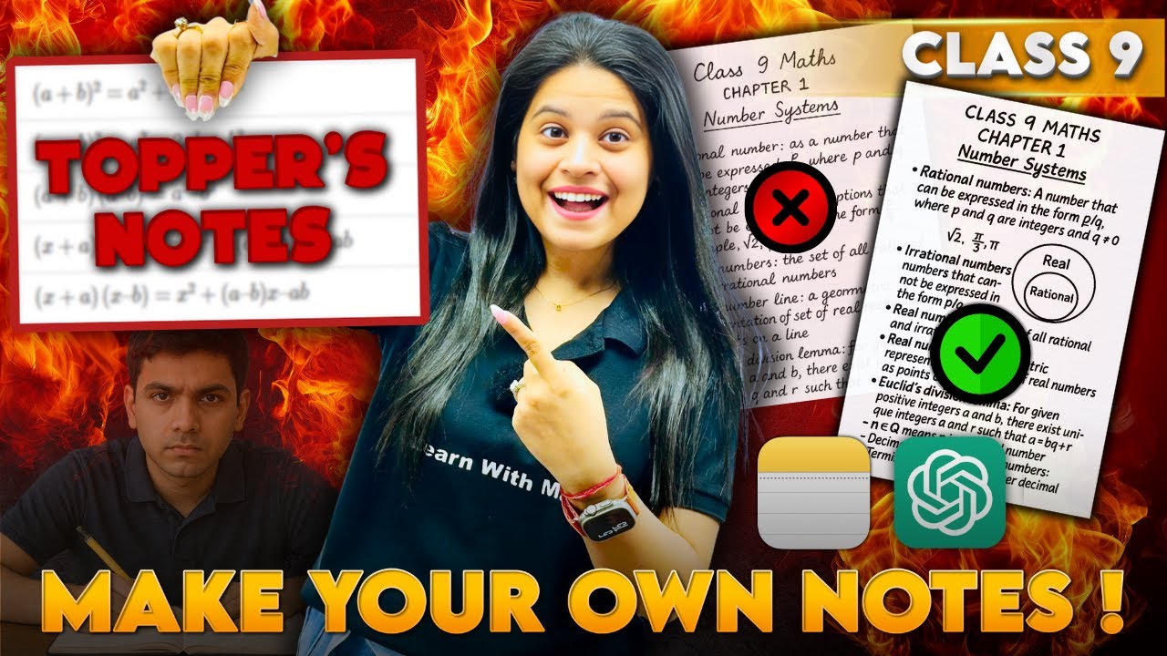 How To Make Your Own Notes? | Topper's Strategy To Make Notes. - YouTube