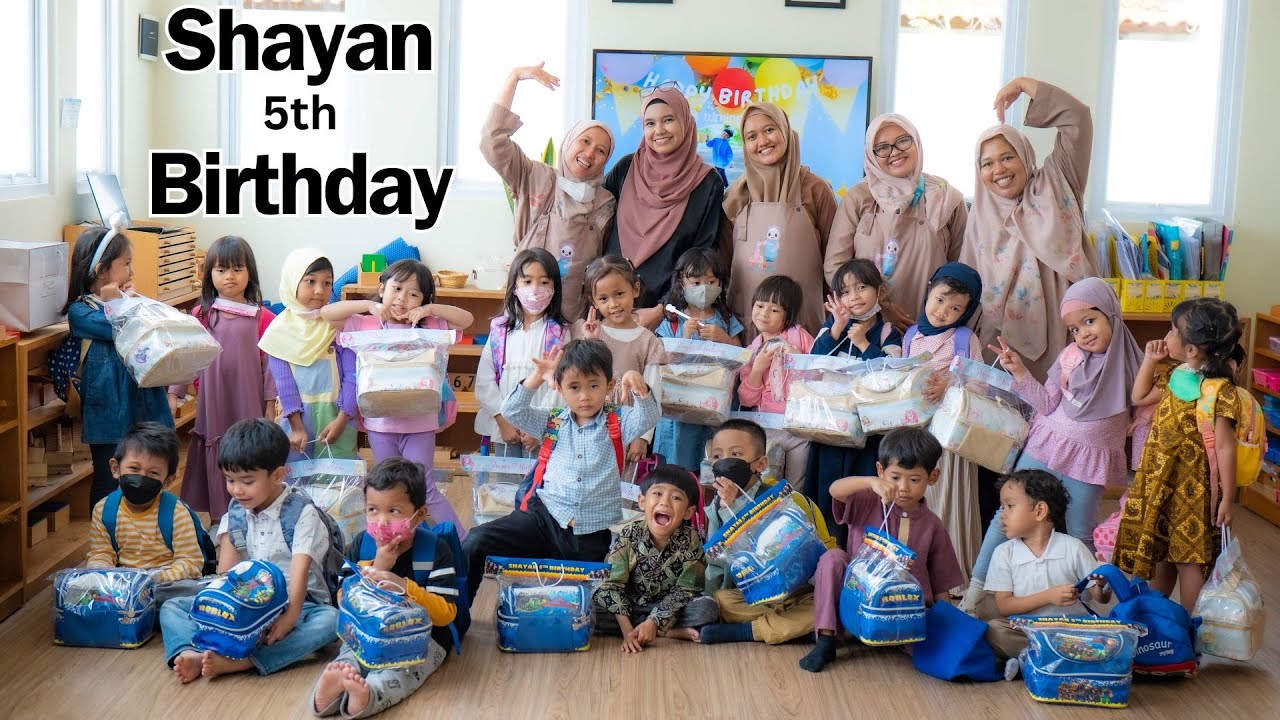 SHAYAN 5TH BIRTHDAY AT SCHOOL - YouTube