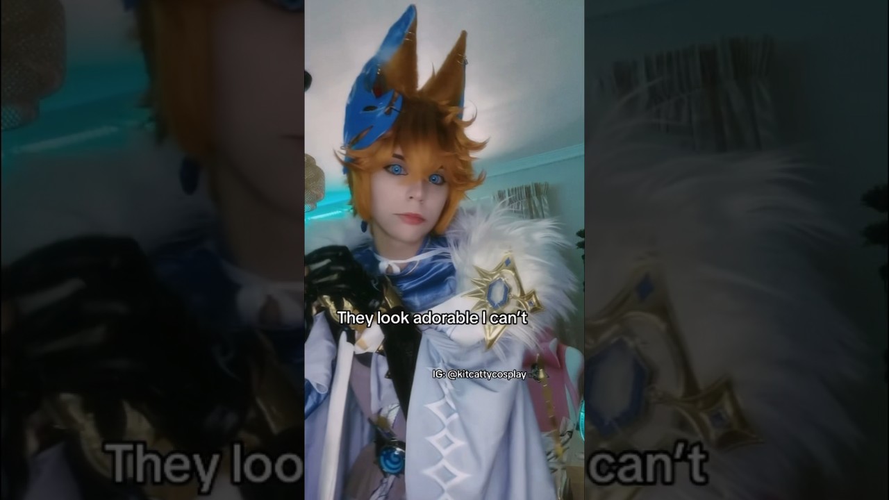 So cute! #cosplay #genshinimpact #genshinimpactcosplay #childegenshinimpact #tartaglia #cosplaygirl