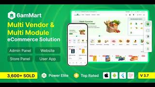 Build a Complete Delivery Business Today! 6amMart Multivendor App (Admin + Store + Delivery + Web)