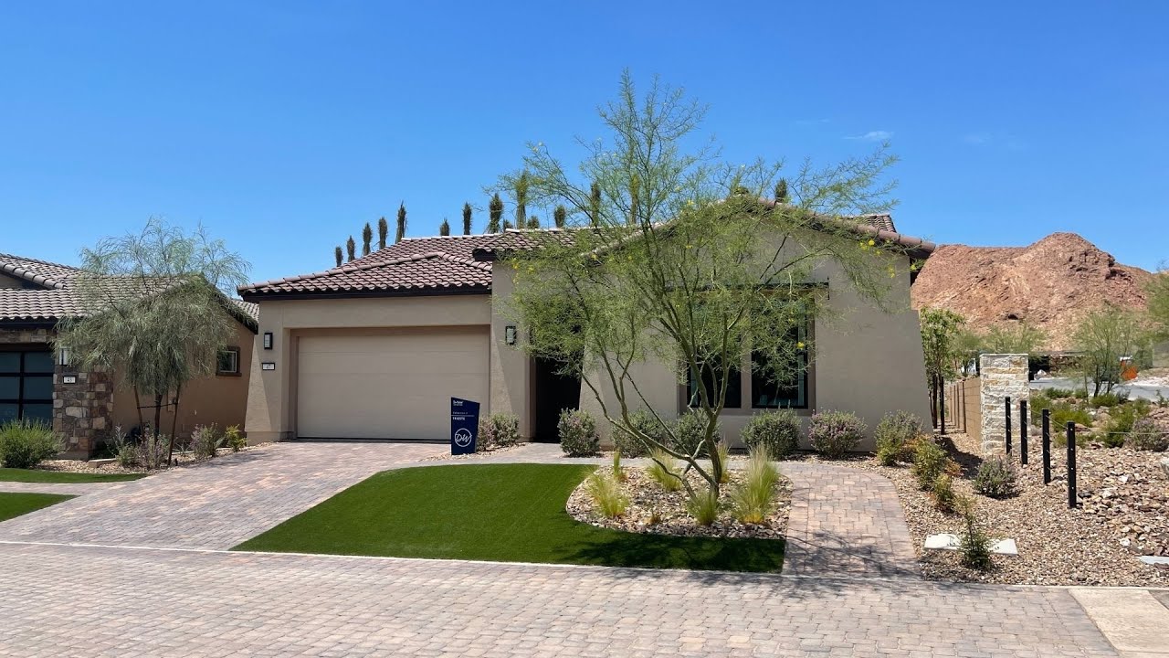 New Homes For Sale Lake Las Vegas | Del Webb 55+ Resort Community | Trieste Home Tour | 529k+ 2156sf