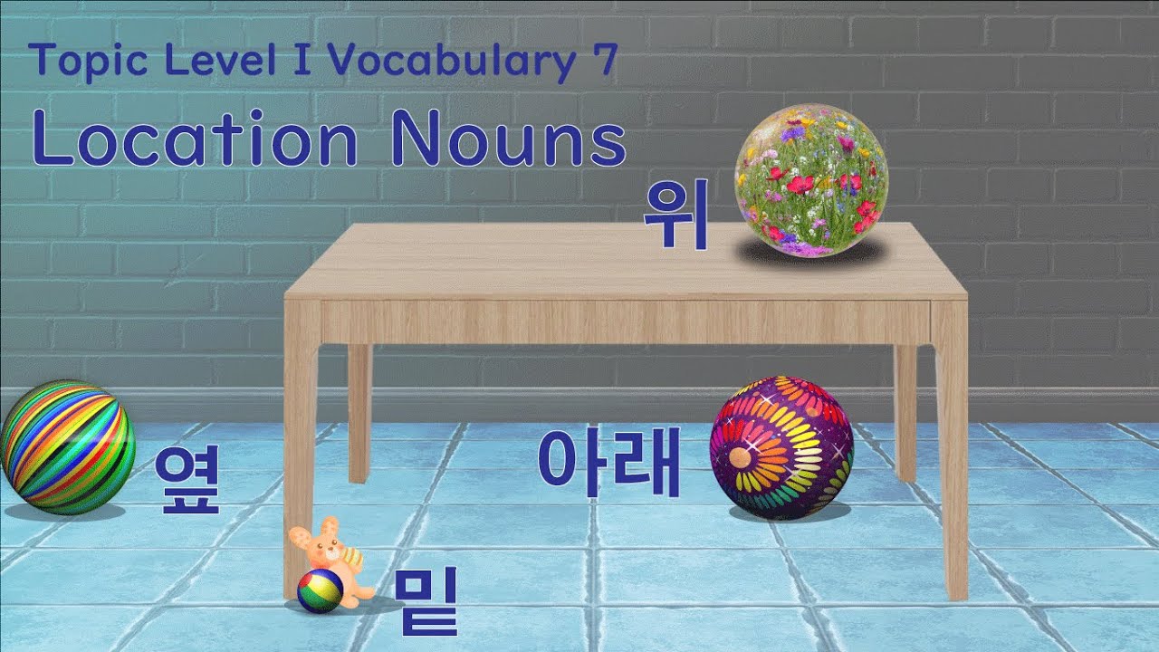 아래 밑 違い _ 韓国語 下の位置 – SQVS
