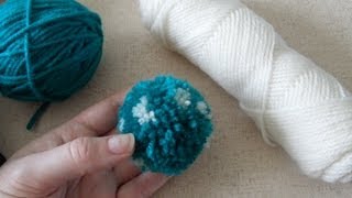 How to Make Polka Dot Pom Poms