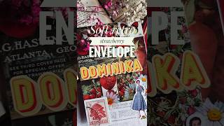 Decorating a penpal envelope 🍓✨ | strawberry theme + cozy retro aesthetic