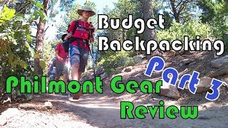 Budget Backpacking - Philmont Trek Gear Review - Part 3