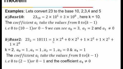 Basic Representation Theorem and Euclids Division Lemma